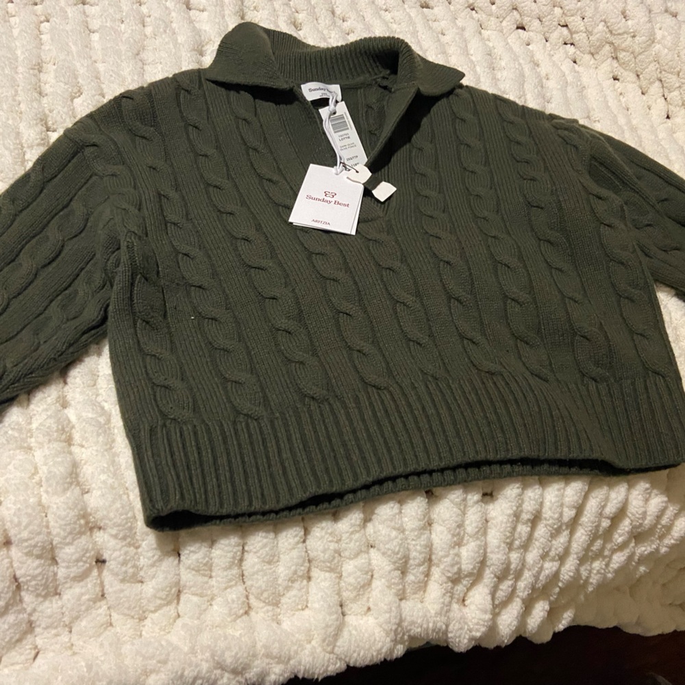 Lottie Sweater 2XS Dark Olive Green